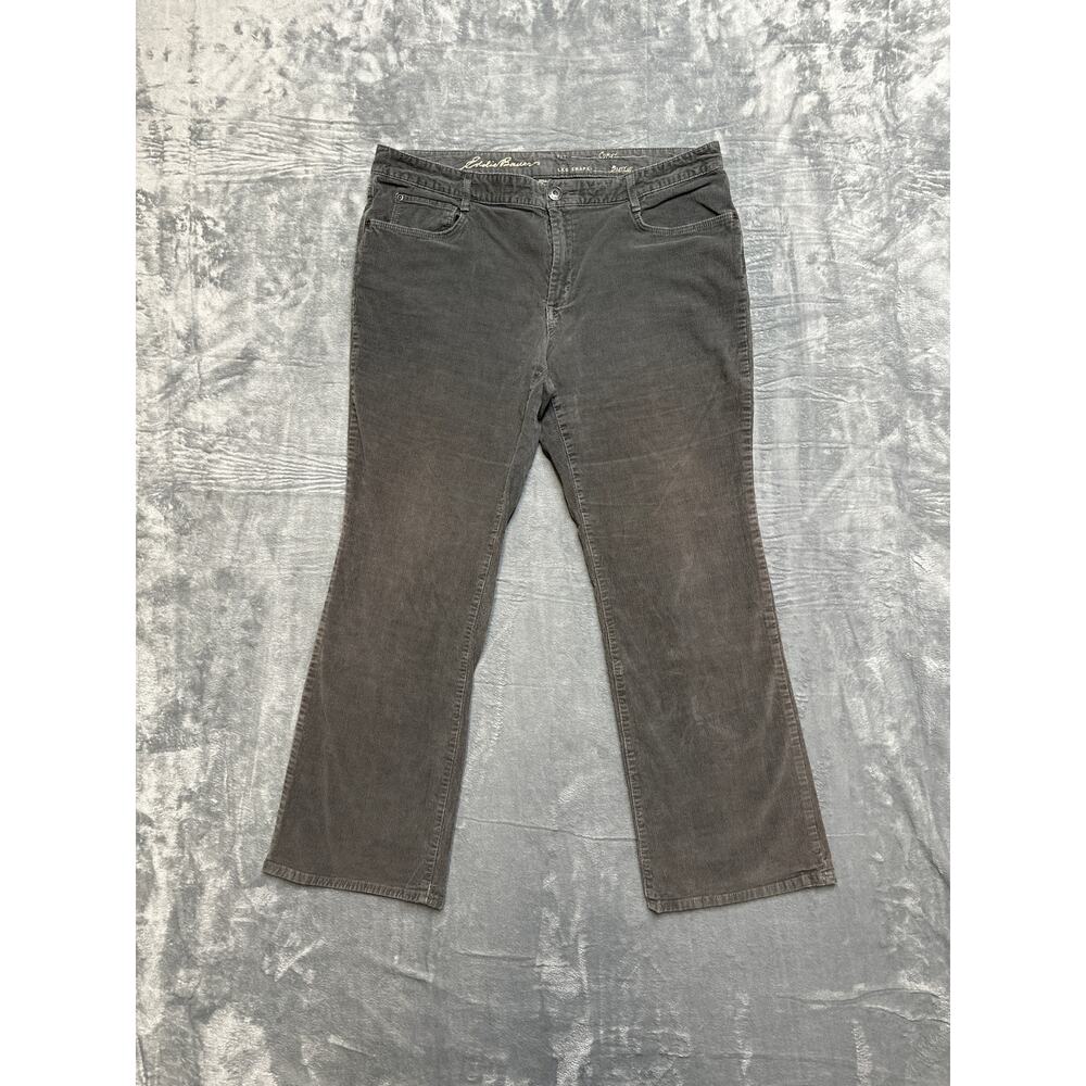 Eddie Bauer Curvy Boot Cut Jeans Women's‎ Size 16 Black Denim